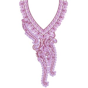 Neckline Embroidery Design
