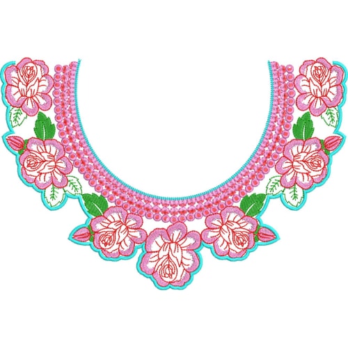 Neck Kurta Embroidery Design