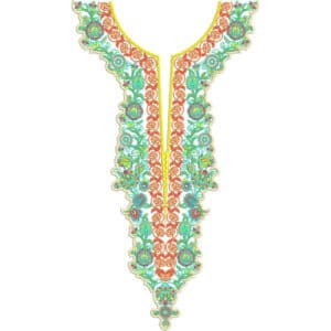 Beautiful Neck Embroidery Design