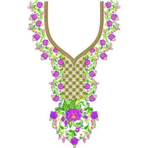 Beautiful Neck Embroidery Design