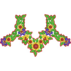 Neck Gala Embroidery Design