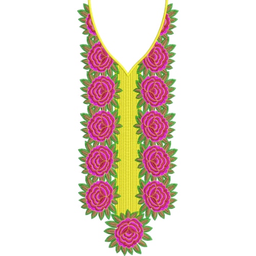 Neck Kurta Embroidery Design
