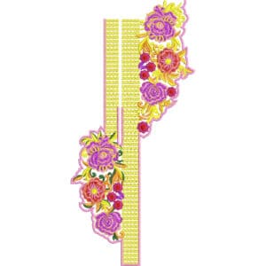 Simple Neck Embroidery Design
