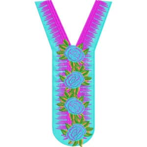 Neckline Embroidery Design