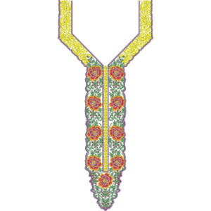 Neckline Embroidery Design