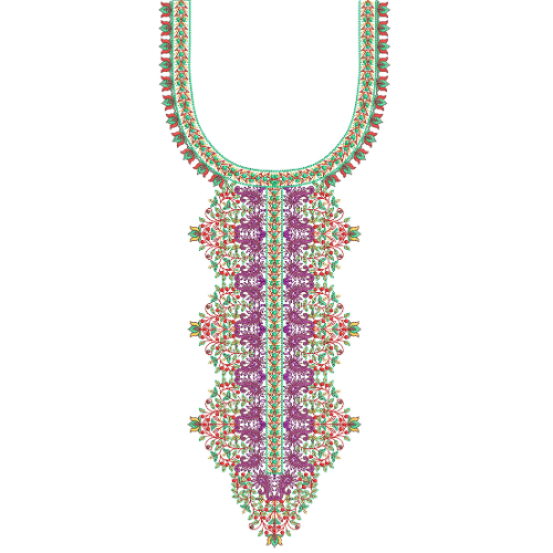 Neck Kurta Embroidery Design
