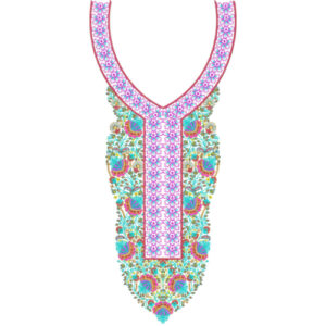 Beautiful Neck Embroidery Design
