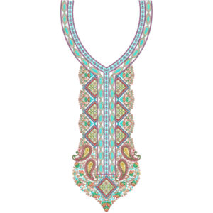 Simple Neck Embroidery Design