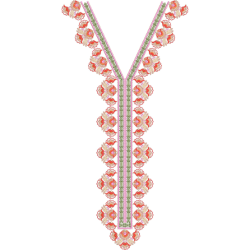 Neck Gala Embroidery Design