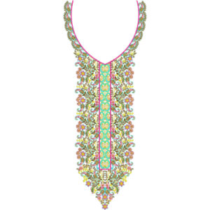 Beautiful Neck Embroidery Design