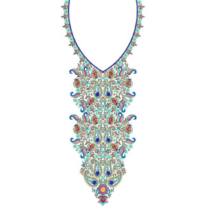 Simple Neck Embroidery Design