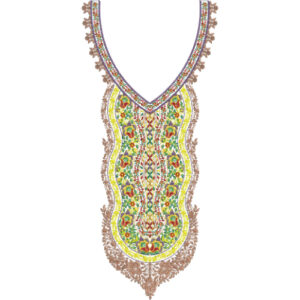 Neck Gala Embroidery Design