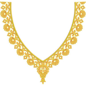 Neckline Embroidery Design