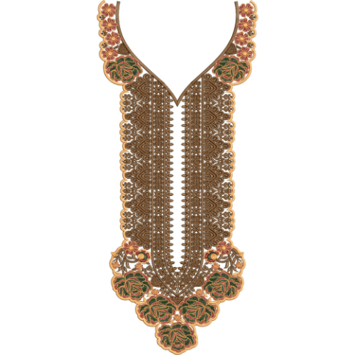 Neck Kurta Embroidery Design
