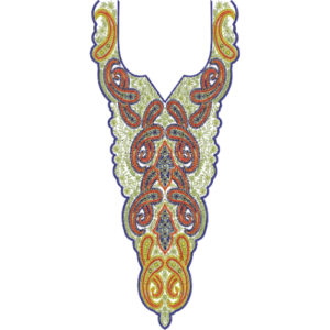 Simple Neck Embroidery Design