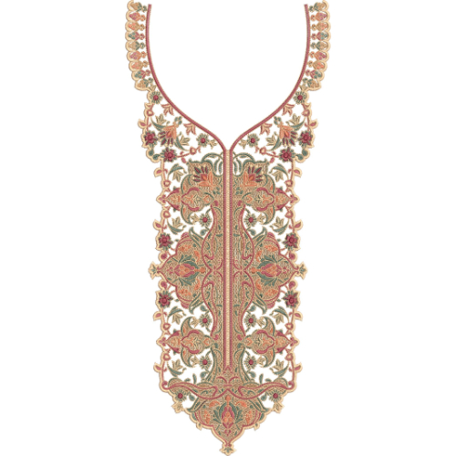 Neck Gala Embroidery Design