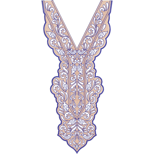 Neck Kurta Embroidery Design