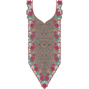 Simple Neck Embroidery Design
