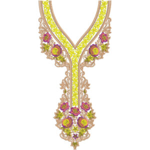 Neck Gala Embroidery Design
