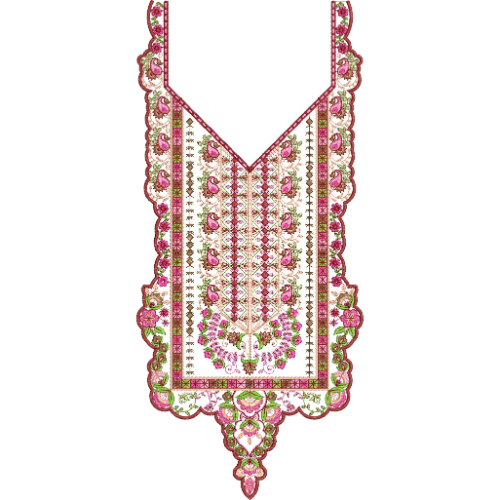 Neck Kurta Embroidery Design