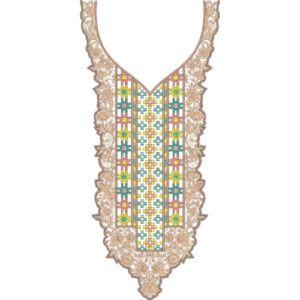 Simple Neck Embroidery Design