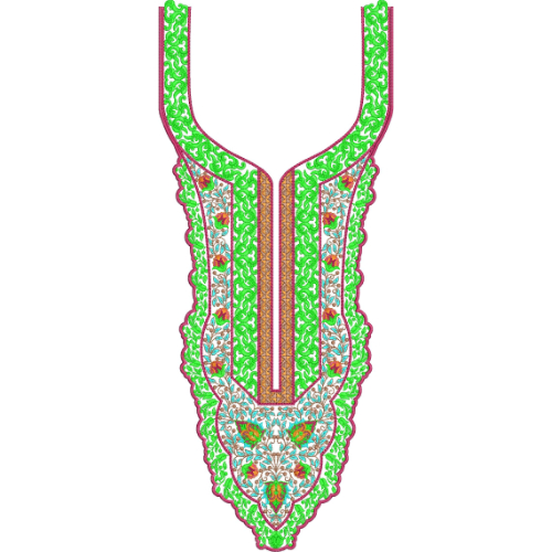 Neck Kurta Embroidery Design