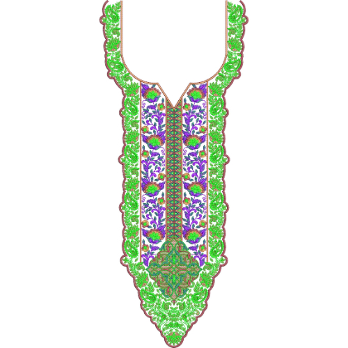 Beautiful Neck Embroidery Design
