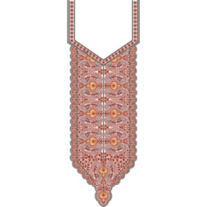 Unique Neck Embroidery Design