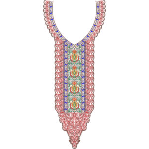 Beautiful Neck Embroidery Design