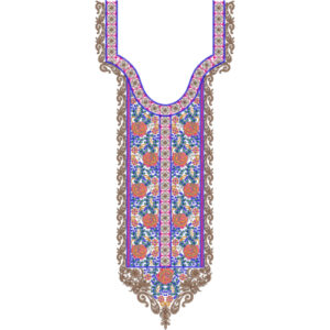 Simple Neck Embroidery Design