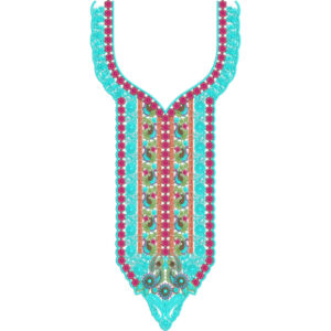 Neckline Embroidery Design