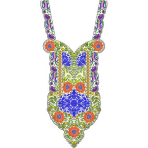 Simple Neck Embroidery Design