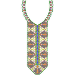 Neck Gala Embroidery Design