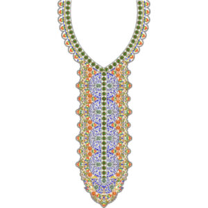 Beautiful Neck Embroidery Design