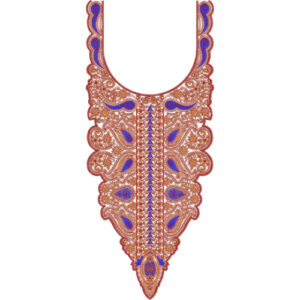 Neckline Embroidery Design
