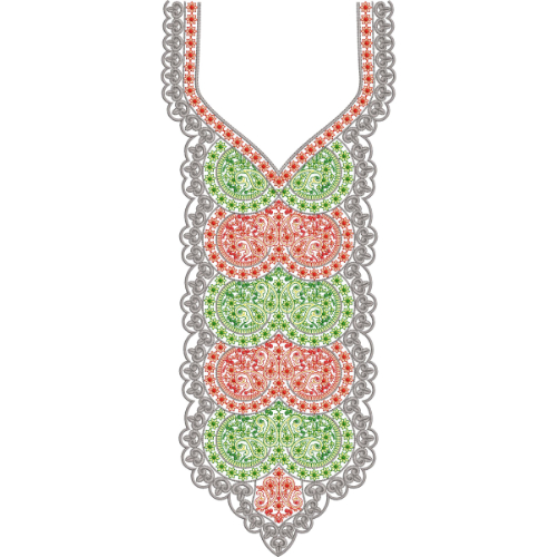 Neck Kurta Embroidery Design