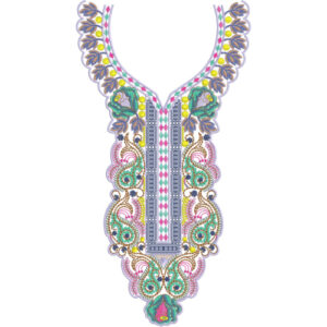 Beautiful Neck Embroidery Design