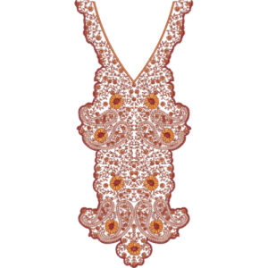 Simple Neck Embroidery Design