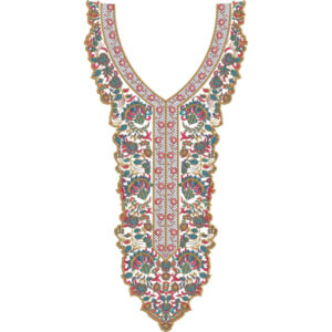 Neck Gala Embroidery Design