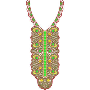 Neckline Embroidery Design