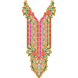 Neck Kurta Embroidery Design