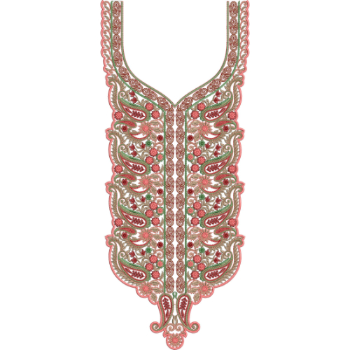 Beautiful Neck Embroidery Design