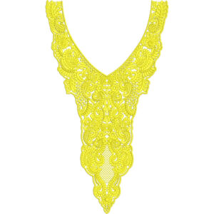 Neckline Embroidery Design