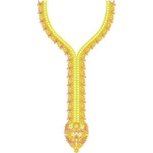 Neck Kurta Embroidery Design