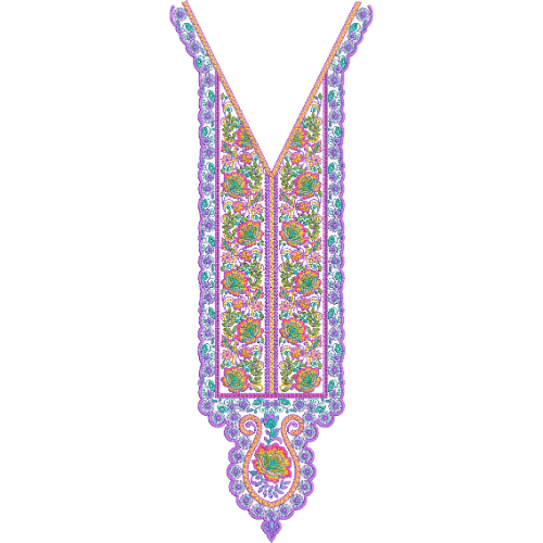 Simple Neck Embroidery Design