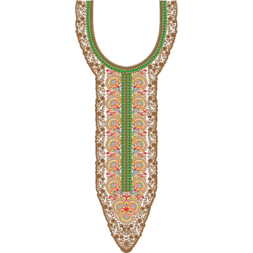 Neck Gala Embroidery Design