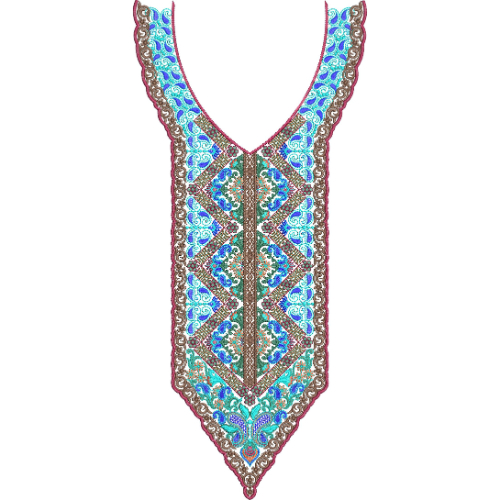 Neck Kurta Embroidery Design