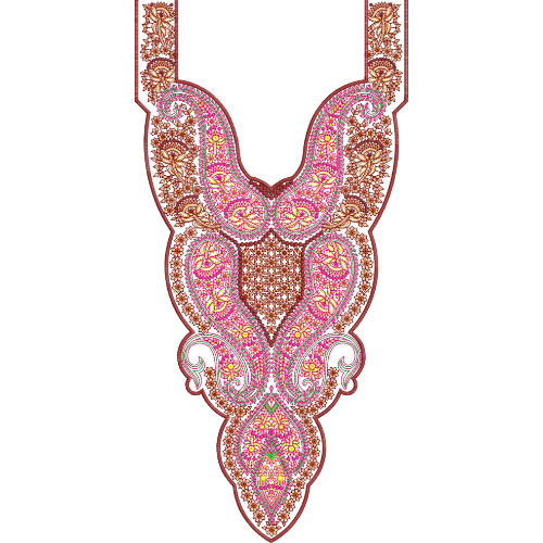 Beautiful Neck Embroidery Design
