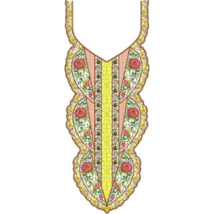 Simple Neck Embroidery Design