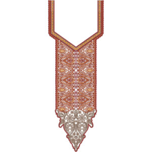 Unique Neck Embroidery Design